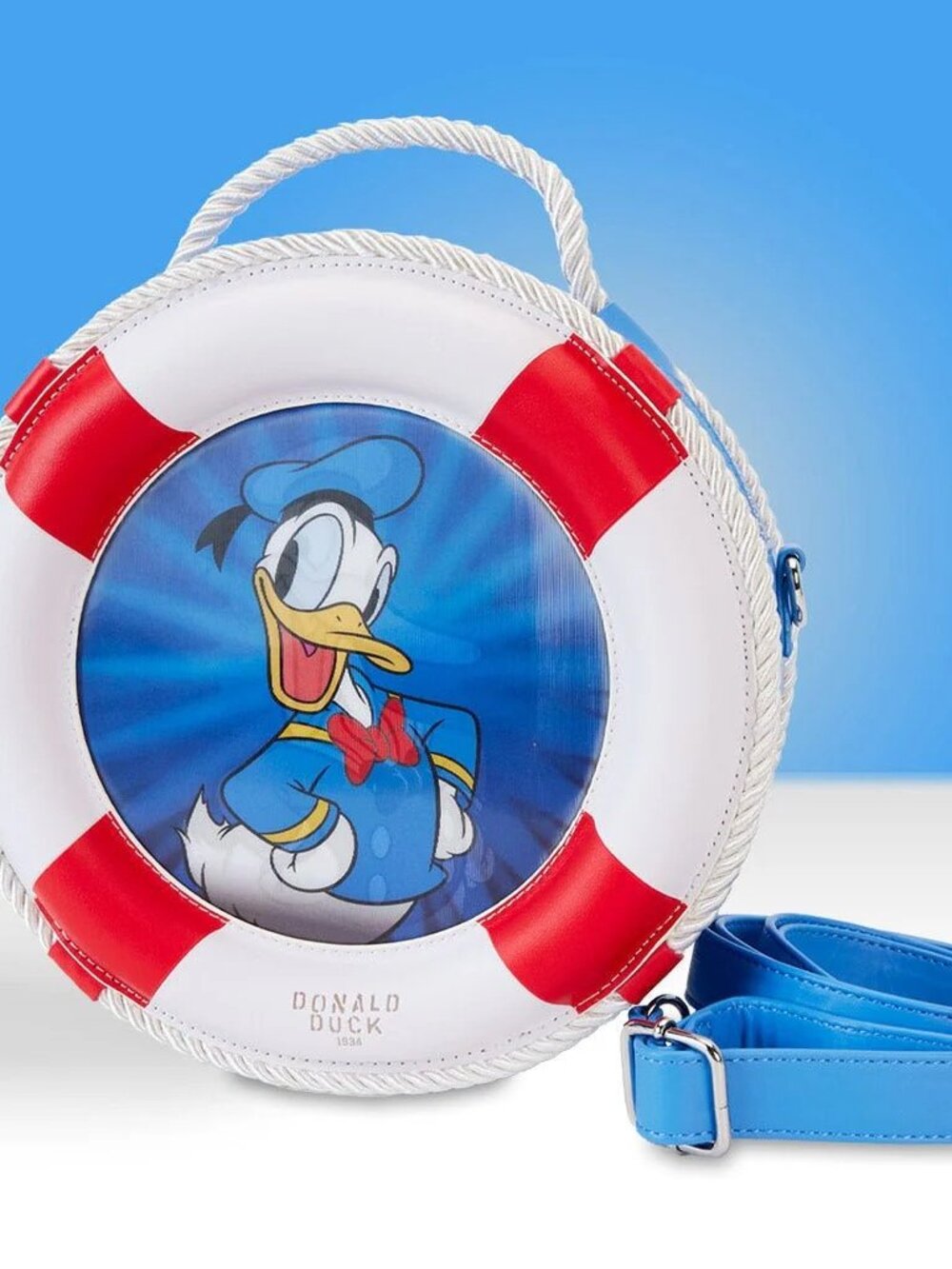 Hard Tag Loungefly Disney Donald Duck 90th Lenticular Crossbody NWT